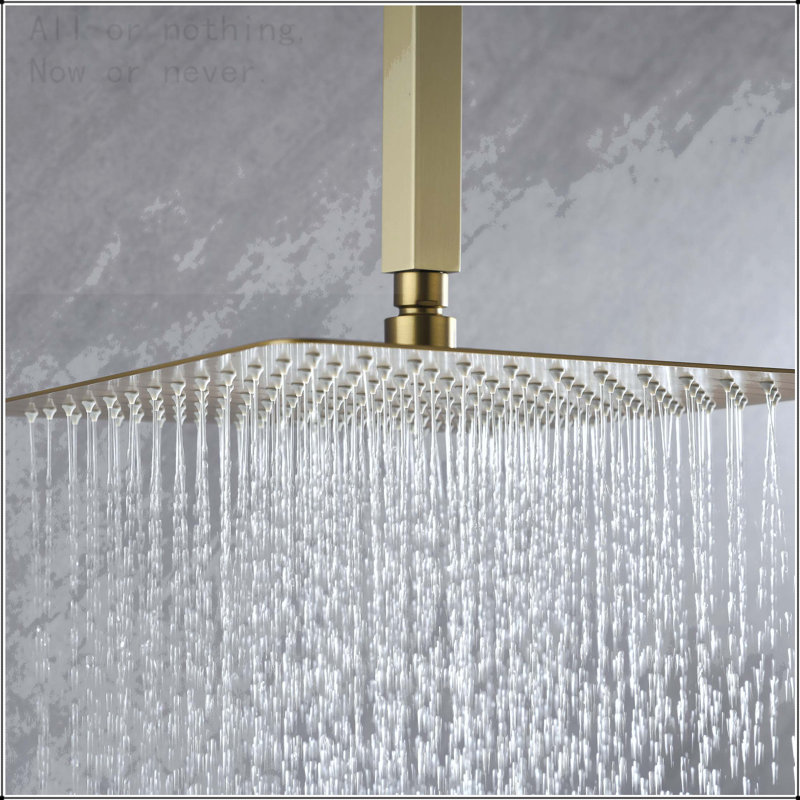 Pomme de douche à pluie haute pression 10 po