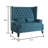 Linen Blend Upholstered Bench-30566291