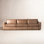 Alleya 127" Genuine Leather Reclining Sofa