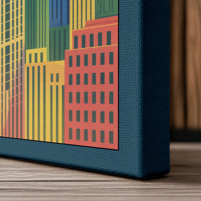 Print, 30x20 - 76.2 x 50.8 cm, Teal Border