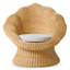 Lounge Chair Somerly Natural Rattan Sentier Cream