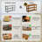 3-Tier Solid Wood Shoe Rack
