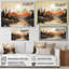 «Mountains Whisper Sunset Dreams», reproduction d'art mural-97013167-97013169