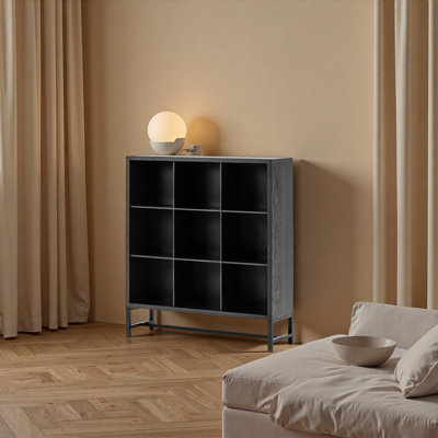 Large-capacity solid wood bookcase