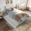 Lit en bois massif Bhawana-1805834821
