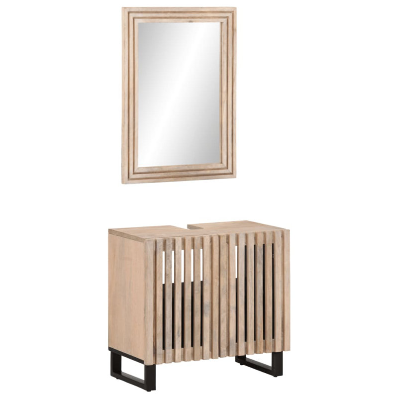 1-5 Bathroom Storage Furniture Set, Sonoma oak