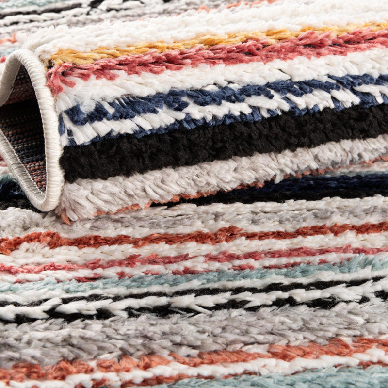 Prentice Striped Indoor Rug, Rectangle 3'3" x 5'3"