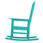 Chaise berçante surdimensionnée d'extérieur en PEHD-1894421839