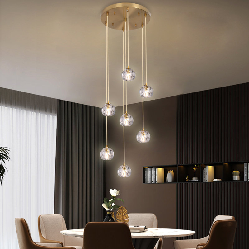 Bawi 7 - Light Geometric Chandelier