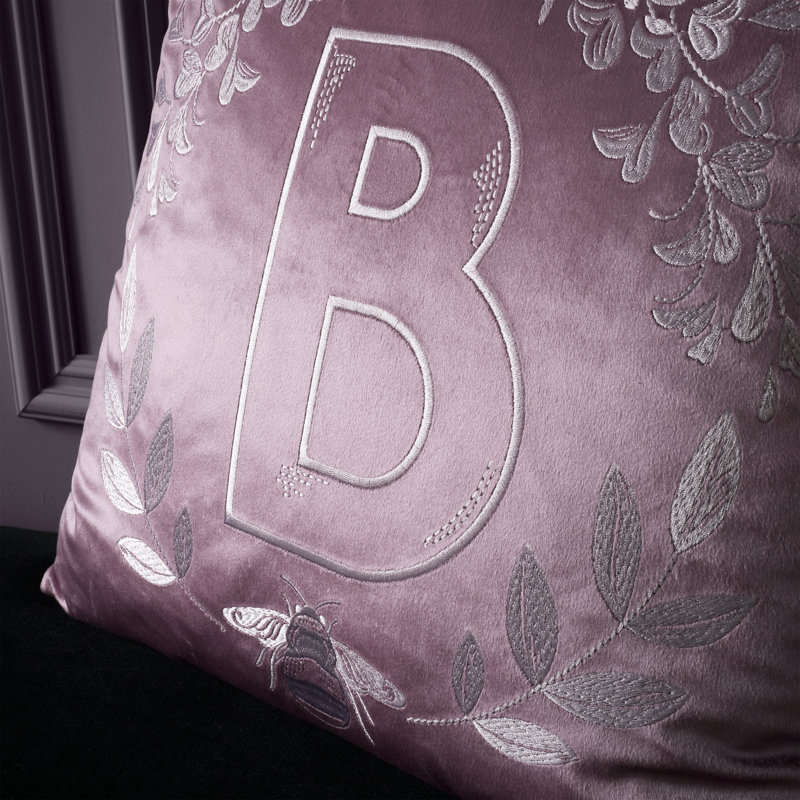 Bridgerton By Catherine Lansfield Regency Crown Soft Touch 45x45cm Cushion, Lilac, Polyester/Polyfill