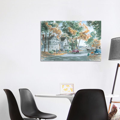 Autumn On Gwenn Dr. by Stanton Manolakas - Wrapped Canvas Gallery-Wrapped Canvas Giclée