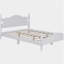 Structure de lit plateforme en bois, lit plateforme de style rétro avec support de traverse en bois-110088817