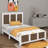 Contemporary Farmhouse-Style Wood Platform Bed Featuring Wooden Strip Accents-425894063-425894062