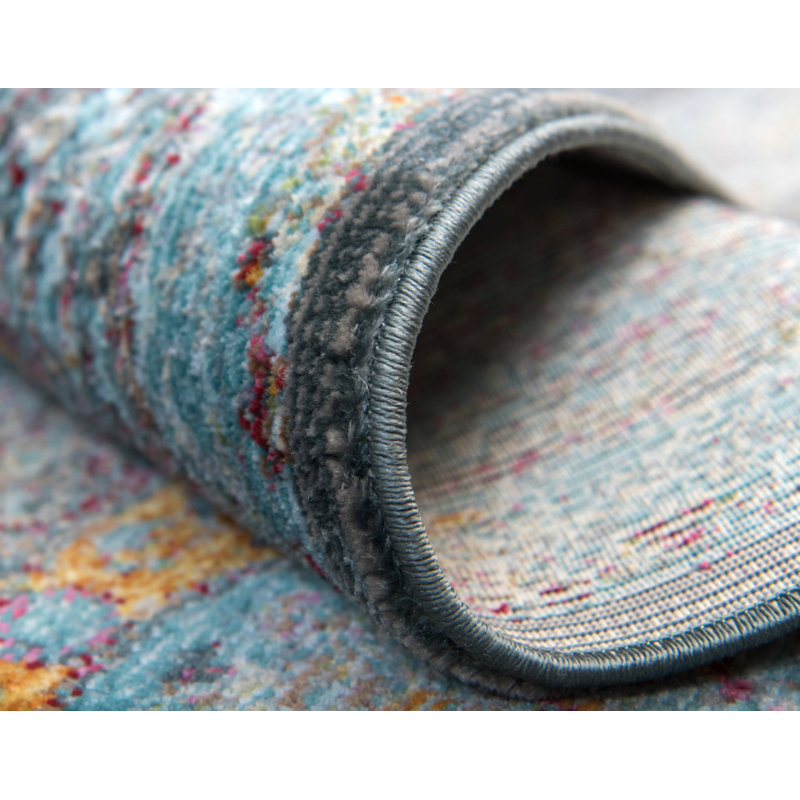 Folmar Oriental Indoor Rug, Round 8'