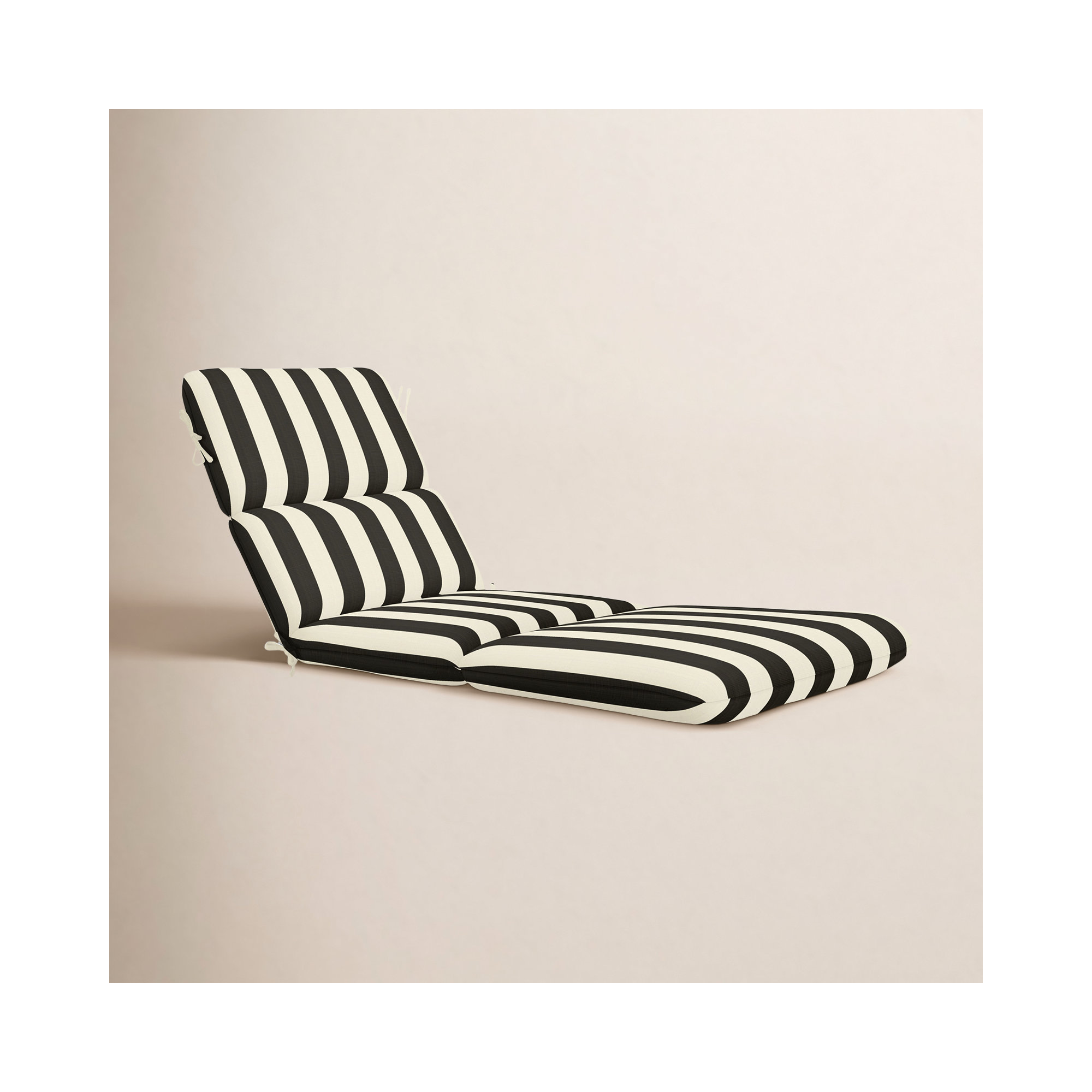 Marlowe Sunbrella® 1-Piece Outdoor Chaise Cushion, Maxim Classic Sunbrella®