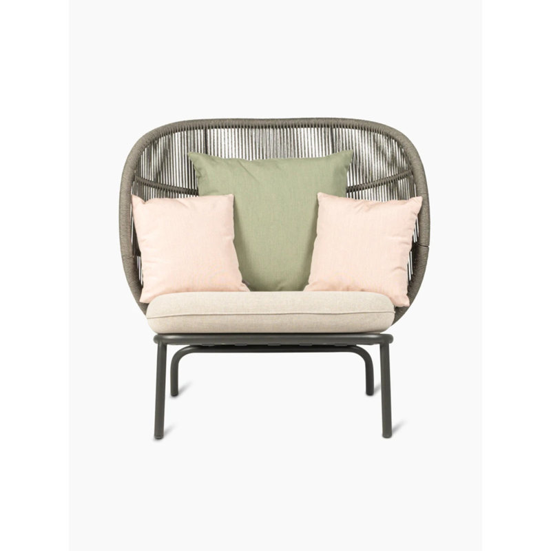 Kodo Outdoor Lounge Chair, Fossil Gray