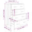 Ebern Designs Solid Pine Wood Sideboard-1122058051