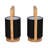 Wood Cylinder Table Lamps, Natural Wood Rustic Lighting Accent-882365768