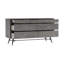 Commode 6 tiroirs Makena en bois d'acacia gris