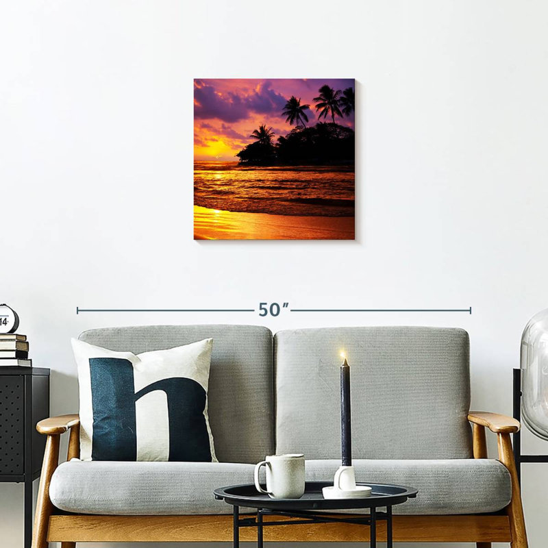 Silhouette de palmiers tropicaux Gillard