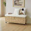 Leimomi Wicker Upholstered Bench with Storage-379316579
