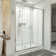 Visions 60" W x 34" D x 78" H Rectangle Shower Enclosure with Base Included