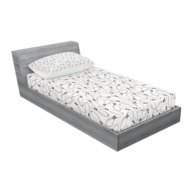 Microfiber Sheet Set, Twin Sheet Set + Fitted Sheet + 1 Pillowcase