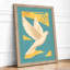 Dove of Peace Geometric - Framed Print-1557164371-1557164368