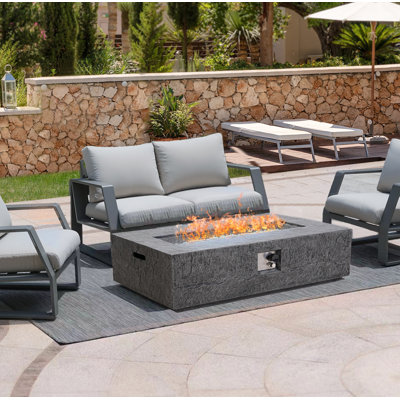 Black Rectangular Slate Fireplace
