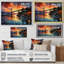 Reproduction d'art sur toile, "Pink Bridge Twilight Passage II"-91509456-91509457