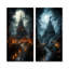 «Haunted Castle At Nightfall I», ensemble de 2 impressions sur châteaux-1952085400-1952085405