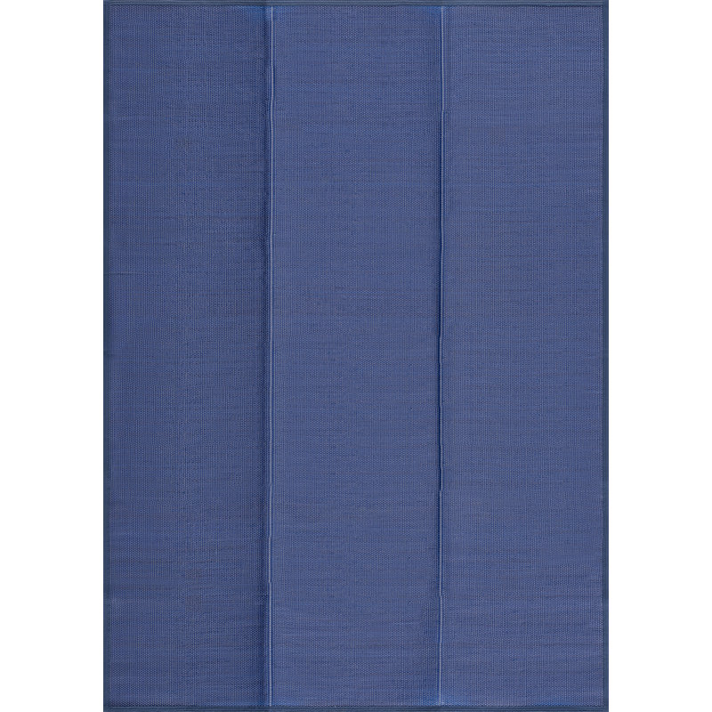 Tapis rectangulaire en polypropylène bleu marine Kristofer, Rectangle 5 pi x 6 pi 11 po