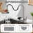 3-In-1 Kitchen Faucet With Built-In Glass Rinser, High-Arc Pull-Down Sprayer With 3 Spray Modes, 360° Swivel Kitchen Sink Faucet, 1 Or 3 Hole Installation-126488154