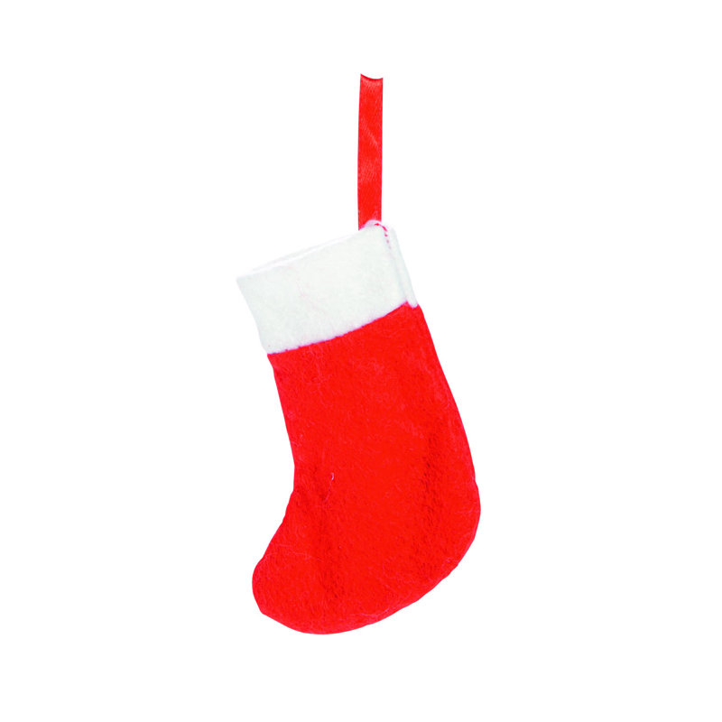 Mini bas de Noël en feutre