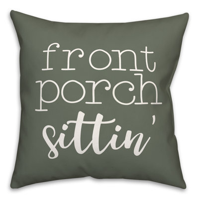 Outdoor Reversible Throw Pillow