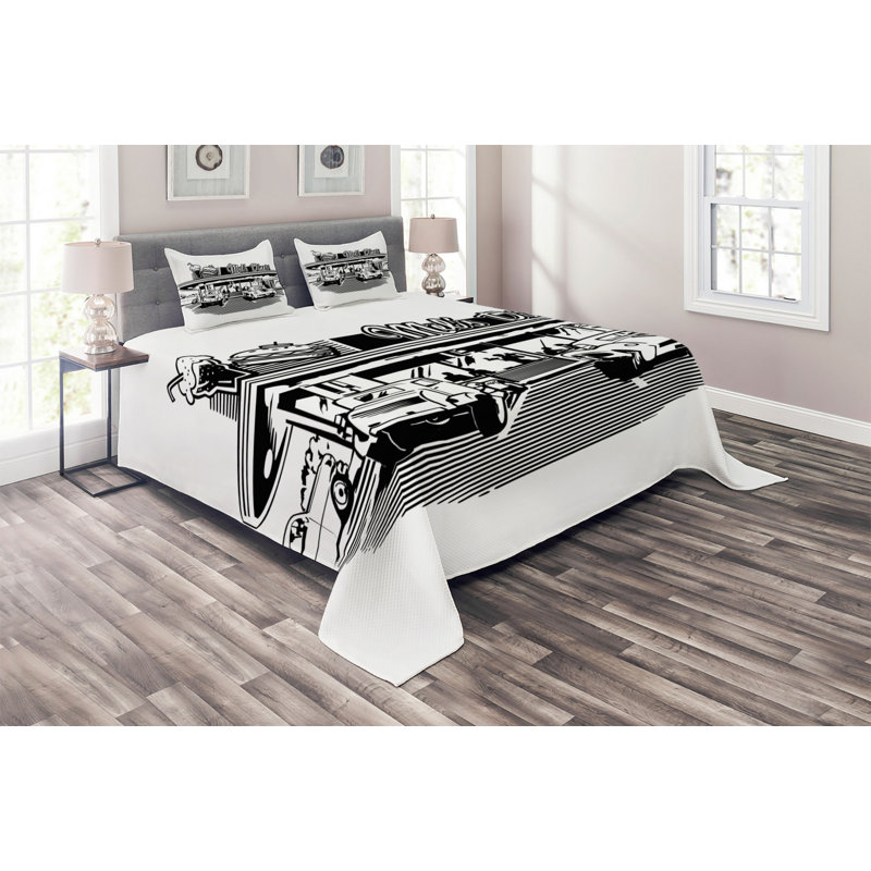 Farmhouse / Country Polyester Coverlet