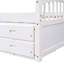 Lit plateforme simple avec rangement en bois massif et 6 tiroirs-931530519