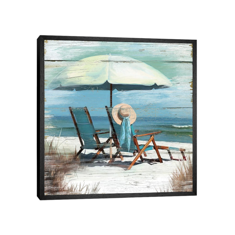 Perfect Spot 1 Piece Wall Art on Canvas, 93.98 cm H x 93.98 cm W, Black Framed
