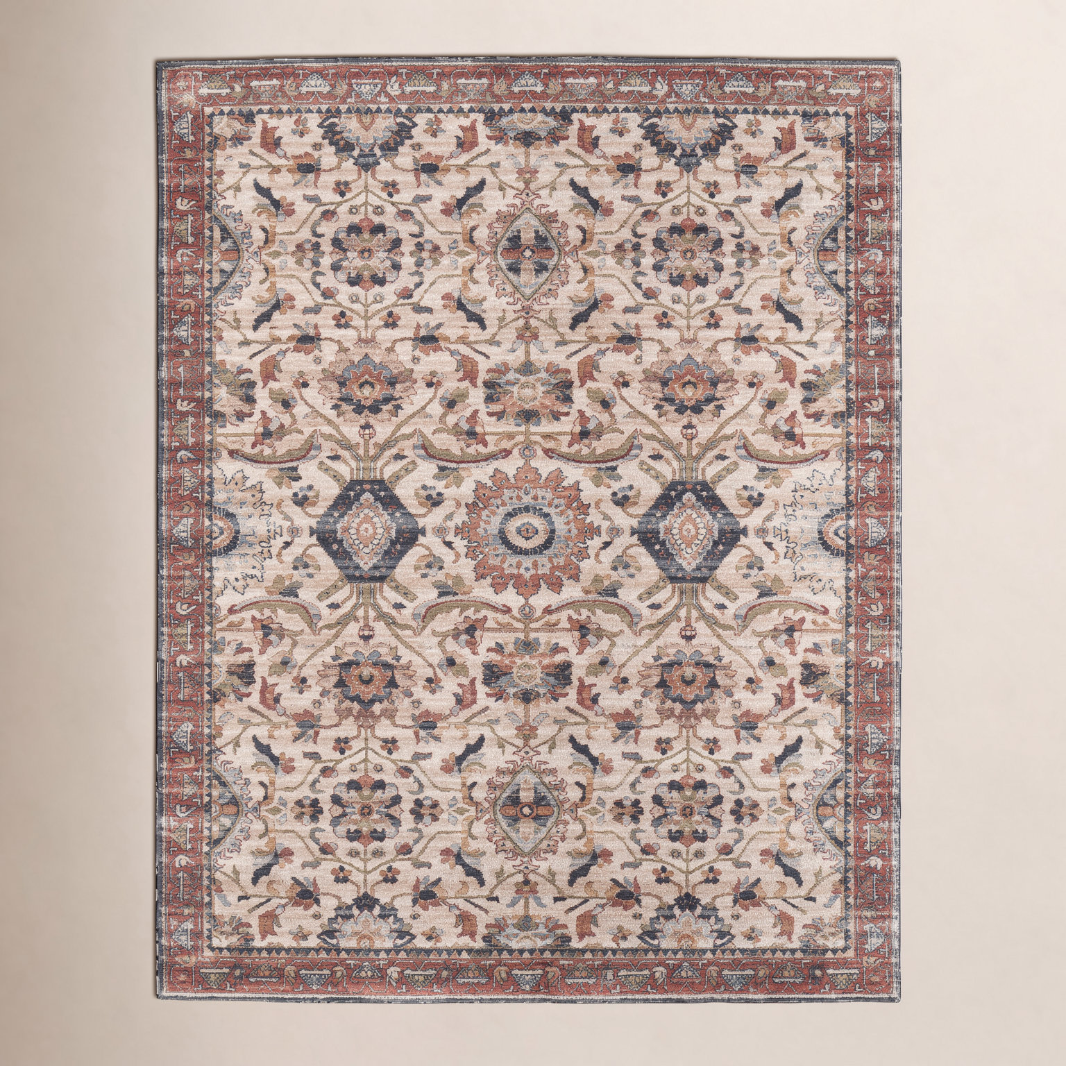 Traditional Medallion Oriental Rug, Rectangle 12' x 15'