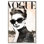 «Classic Icon Cover», reproduction d'art sur toile brun clair par Art Remedy