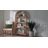 Bali & Pari Natania Natural Rattan 4-Tier Display Shelf - Handwoven Arched Bookcase With Webbed Side Panels, Boho Coastal Design For Living Room, Entryway, Or Bedroom