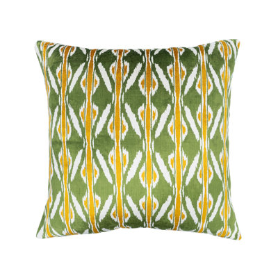 Ikat Velvet Pillow Cover