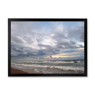 «Pastek Sunset Sky over Calm Sea II», photographie sur toile