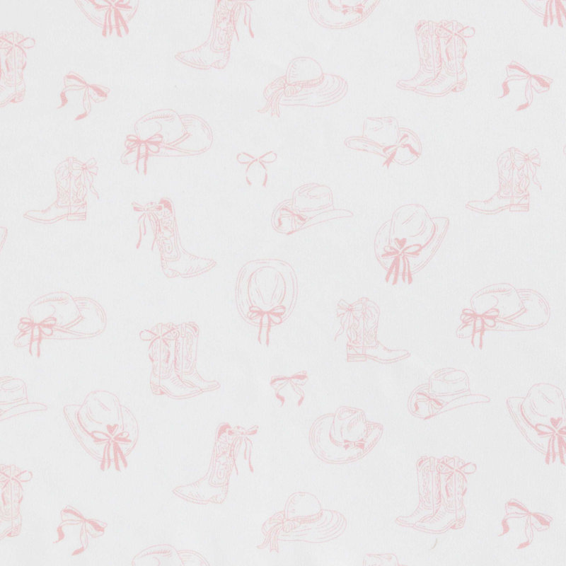 Wrangler Printed Cozy Novelty Sheet Sets, Twin XL Sheet Set with 1 Pillowcase, Cowboy Like Me Pink