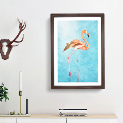 Flamingo Bird - Picture Frame Painting Print