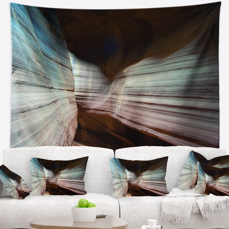 Tapisserie de Schafer, Antelope Canyon, Arizona, H 78 po x l 92 po