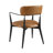 Bittor Faux Leather Armchair-319004839
