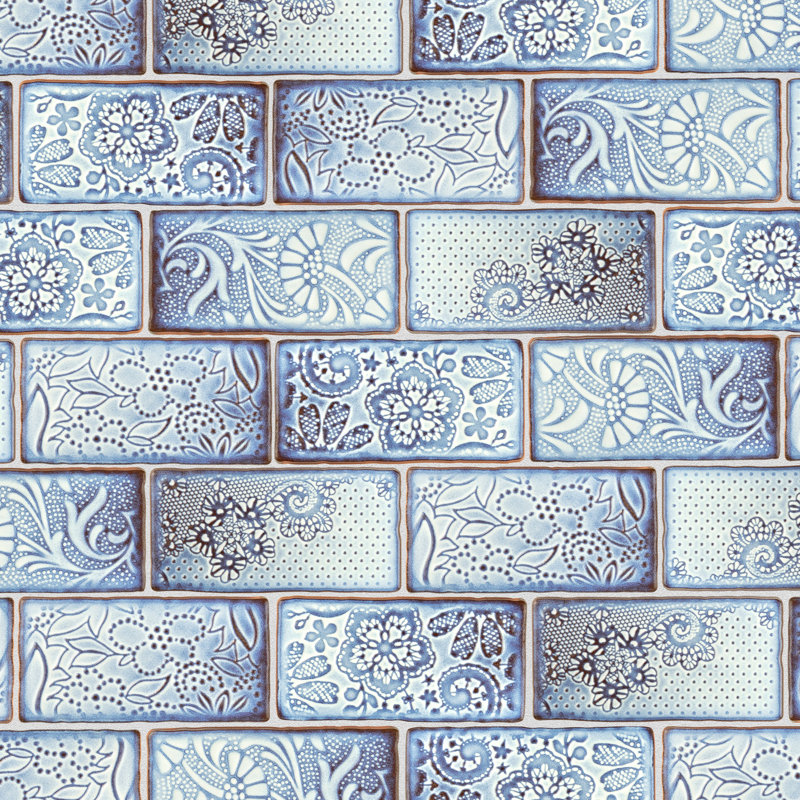 Antic Feelings 3" x 6" Ceramic Patterned Subway Tile, Feelings Via Lactea