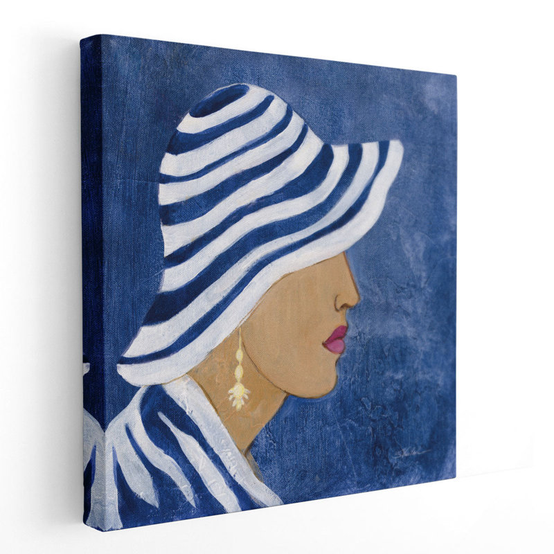 «Lady with Hat I», reproduction d'art sur toile, H 12 po x l 12 po
