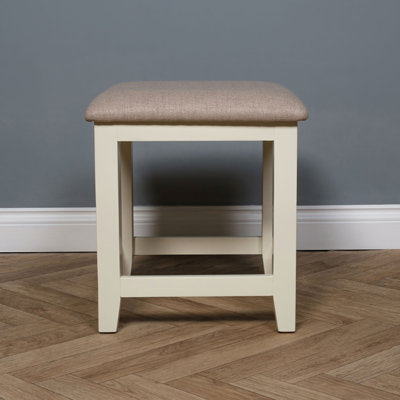 Solid + Manufactured Wood Accent Stool